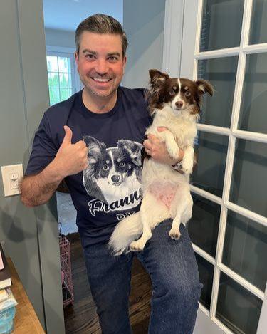 Personalized Dogface Unisex T-shirt