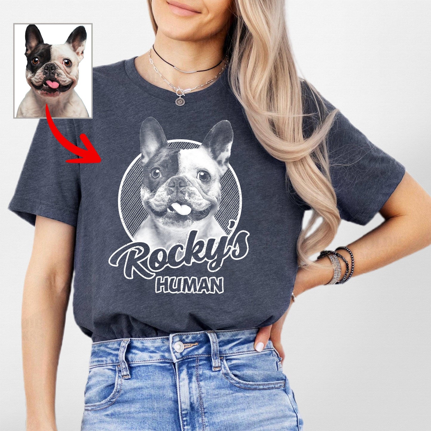 Personalized Dogface Unisex T-shirt