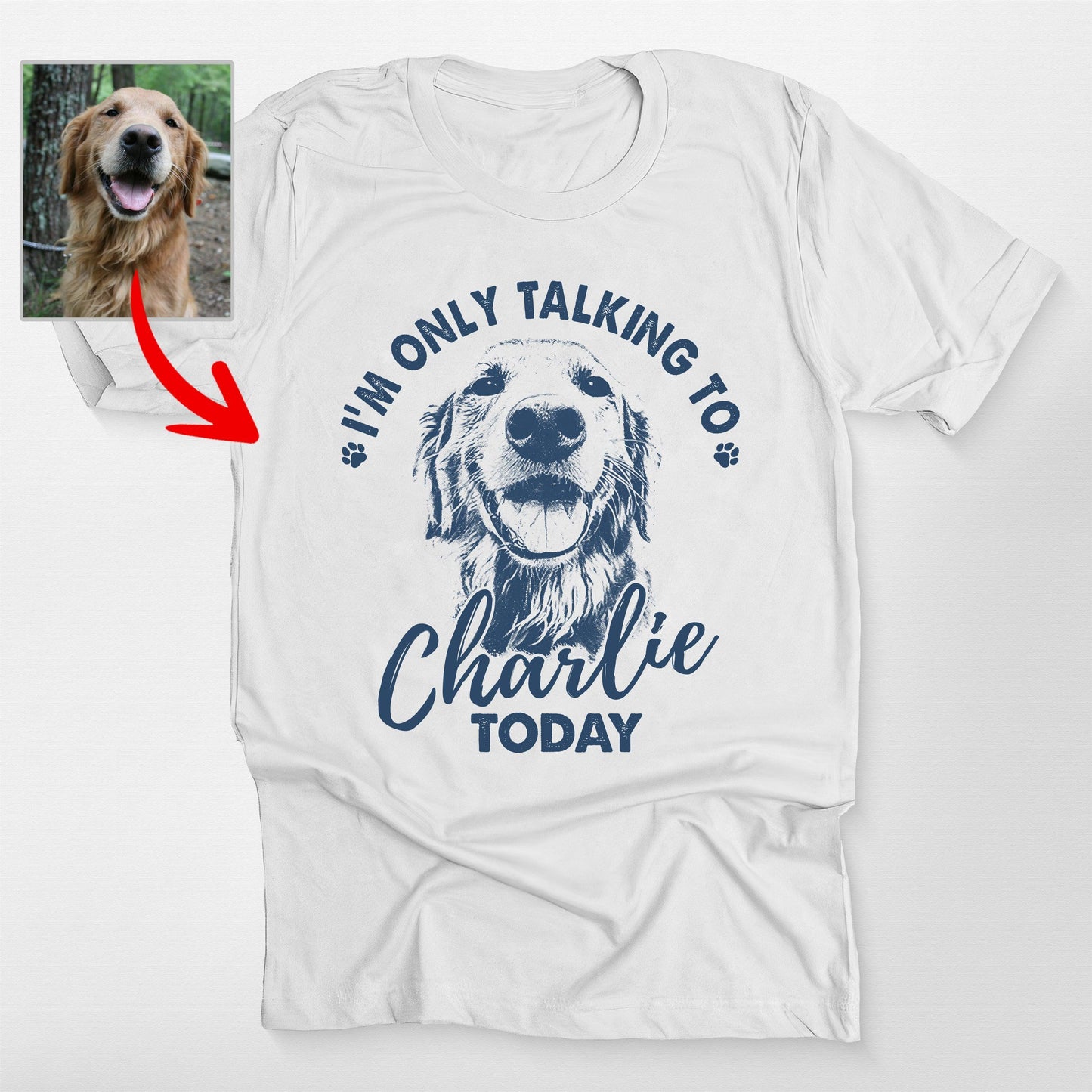 Introvert Dog Lover Shirt - I'm Only Talking to My Dog Today Quote