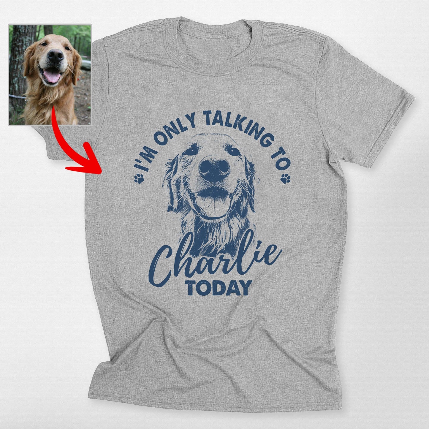Introvert Dog Lover Shirt - I'm Only Talking to My Dog Today Quote