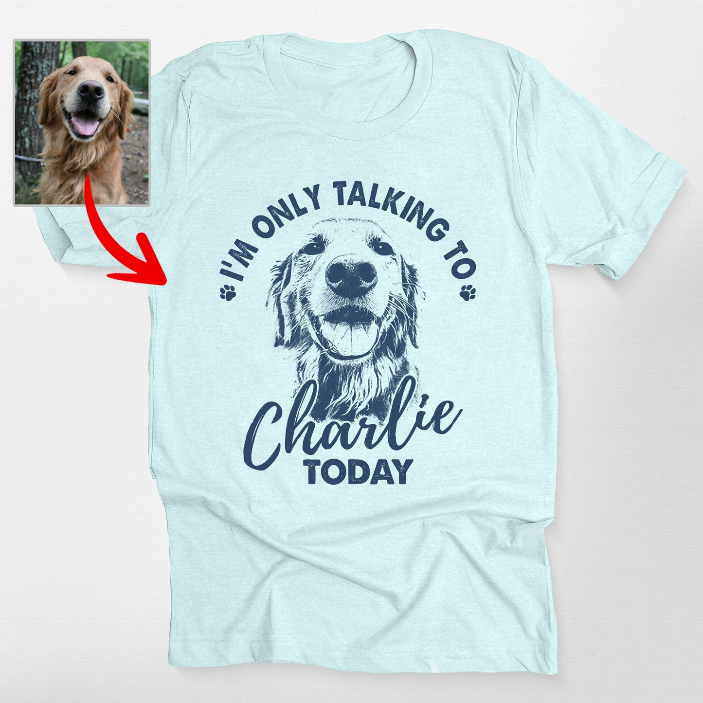 Introvert Dog Lover Shirt - I'm Only Talking to My Dog Today Quote