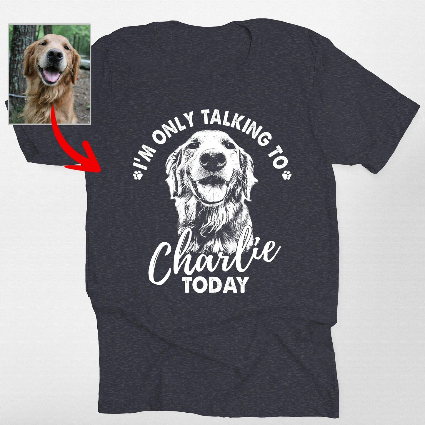 Introvert Dog Lover Shirt - I'm Only Talking to My Dog Today Quote