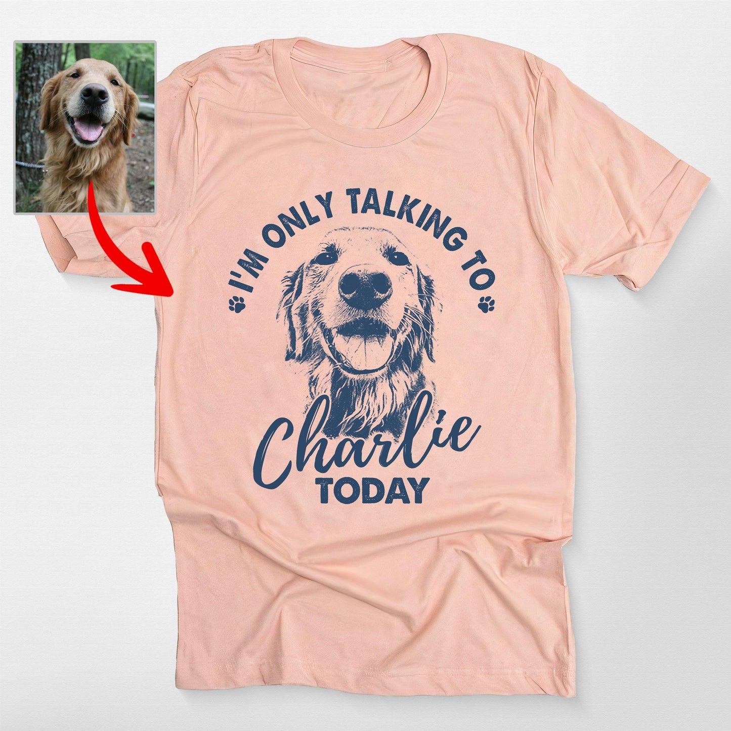 Introvert Dog Lover Shirt - I'm Only Talking to My Dog Today Quote
