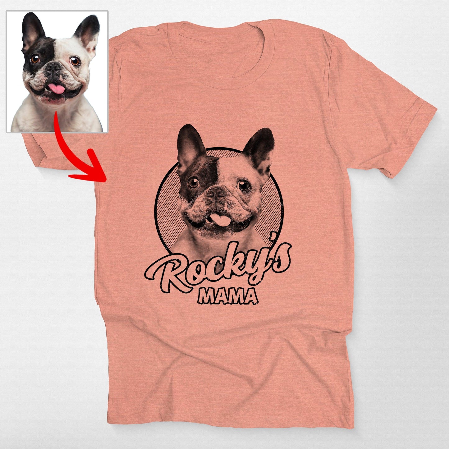 Personalized Dogface Unisex T-shirt