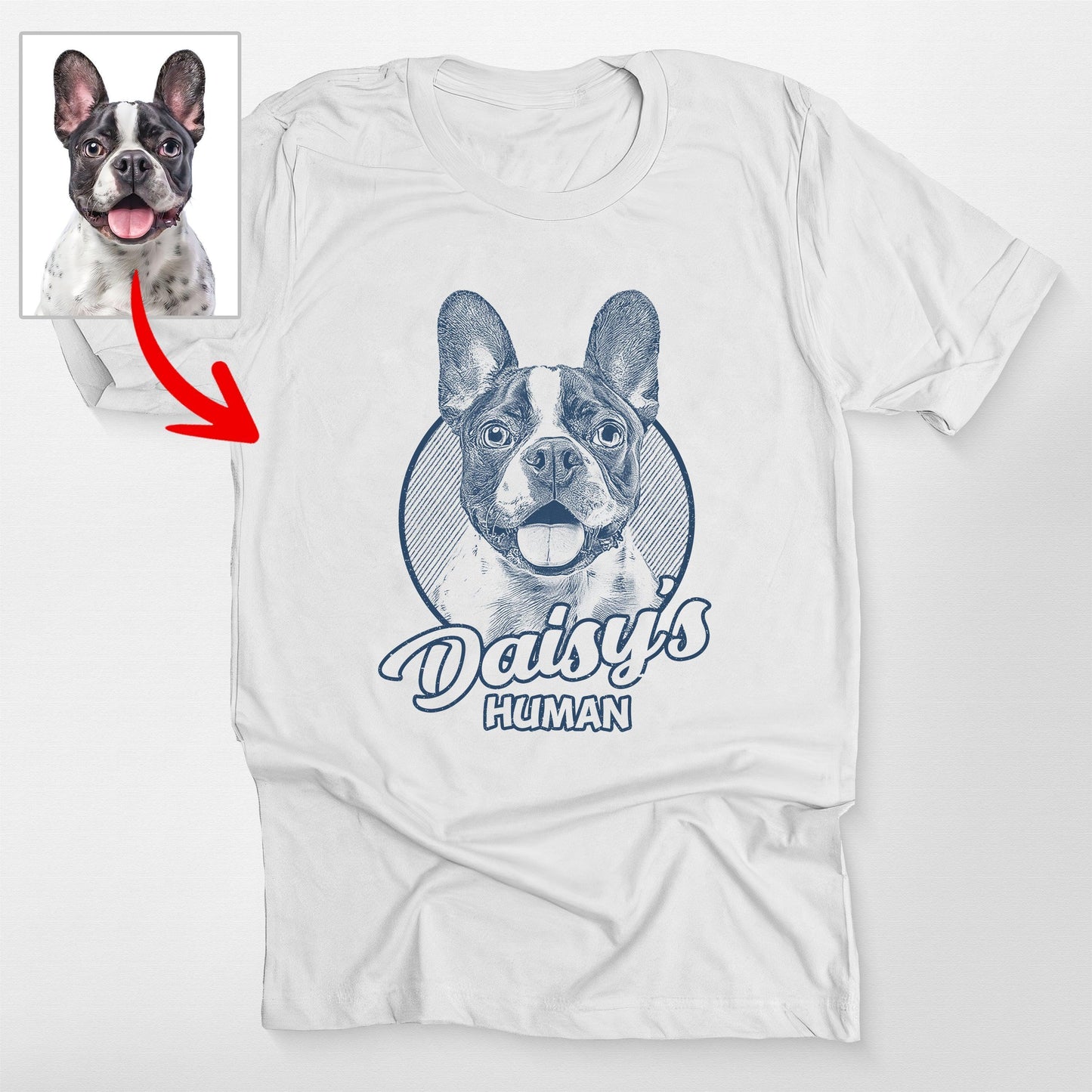 Personalized Dogface Unisex T-shirt