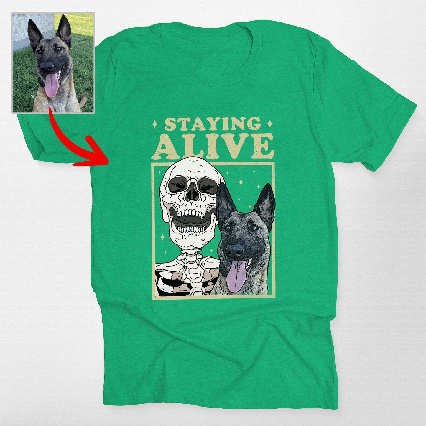 Halloween Vibe Customized T-shirt [For Dog's Human]