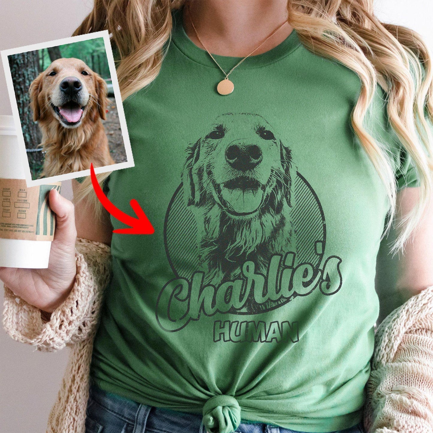 Personalized Dogface Unisex T-shirt